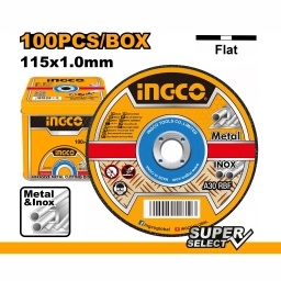 DISCO LATA X100 UNIDADES 4-1/2" X 1.0mm SUPER SELECT MCD10115100 INGCO